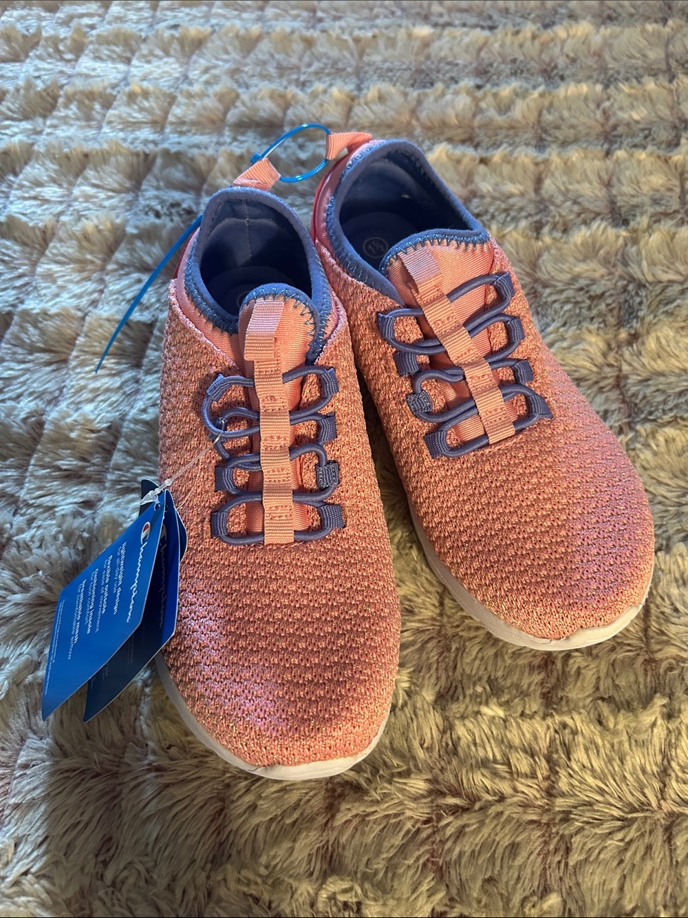 Champion Girl Lightweight memory foam Glitter Sneakers size 1.5